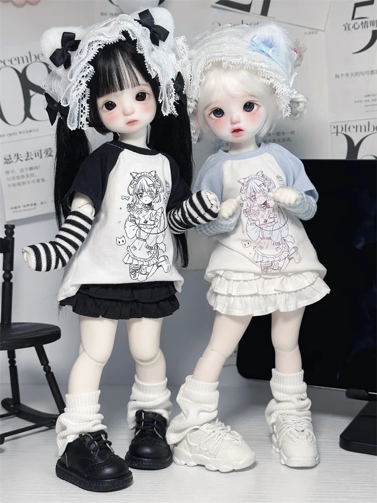 1/6 BJD Doll Odzież Akcesoria Lalki Słodka spódnica T-shirt Grils Chłopcy DIY Ubrania na prezenty