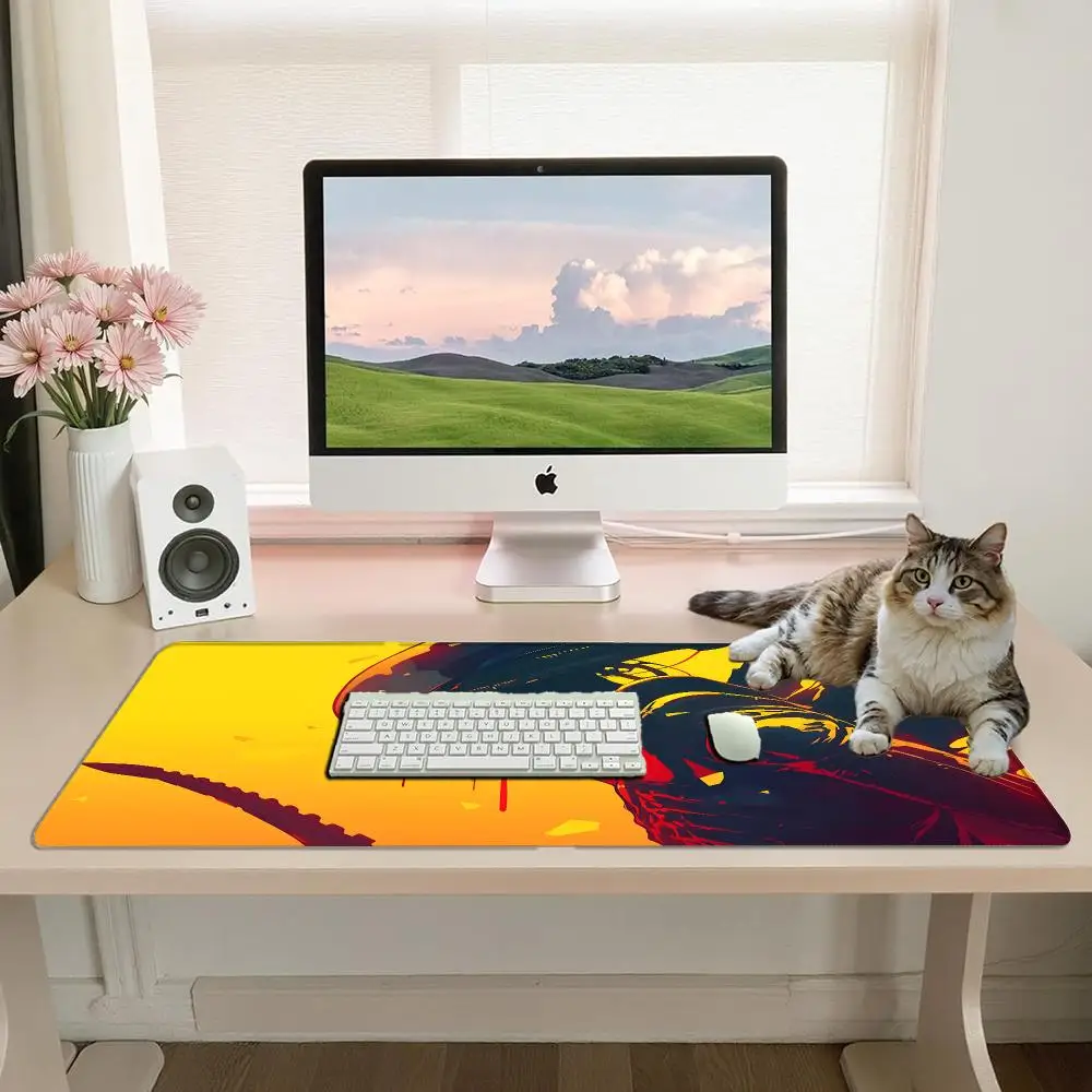 Large gaming mouse pad rubber anti-slip desk mat alien Mousepad office desktop decoration PC keyboard accessorys mats