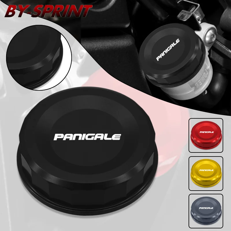 

Motorbike For Panigale 1199 1299 PANIGALE V4 V4R V4S Modified CNC Rear Brake Fluid Cylinder Master Reservoir Cover Cap