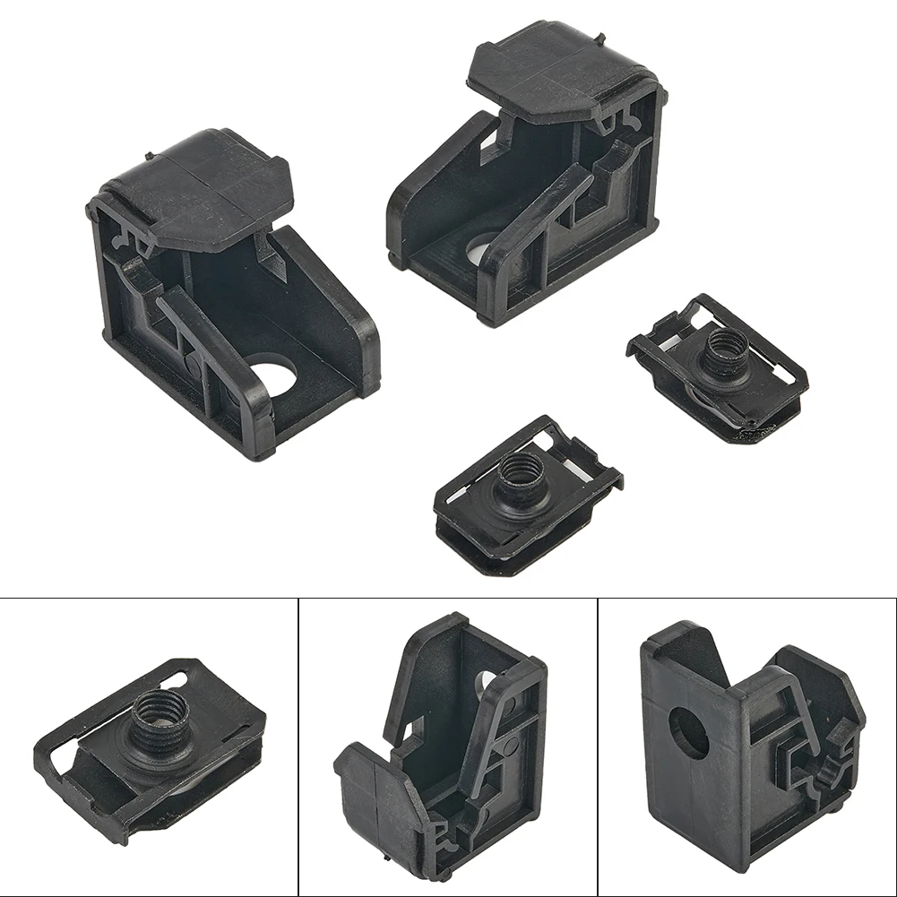 

2 Set New Headlight Repair Kit Bracket Mount Clip Left & Right 6R0941511 Black Headlight Repair Kit Bracket