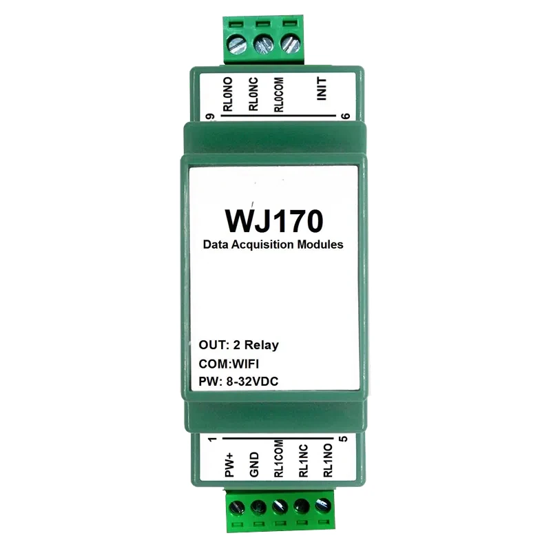 2 relai lakukan Output Modbus TCP dan MQTTWiFi modul Server UDP