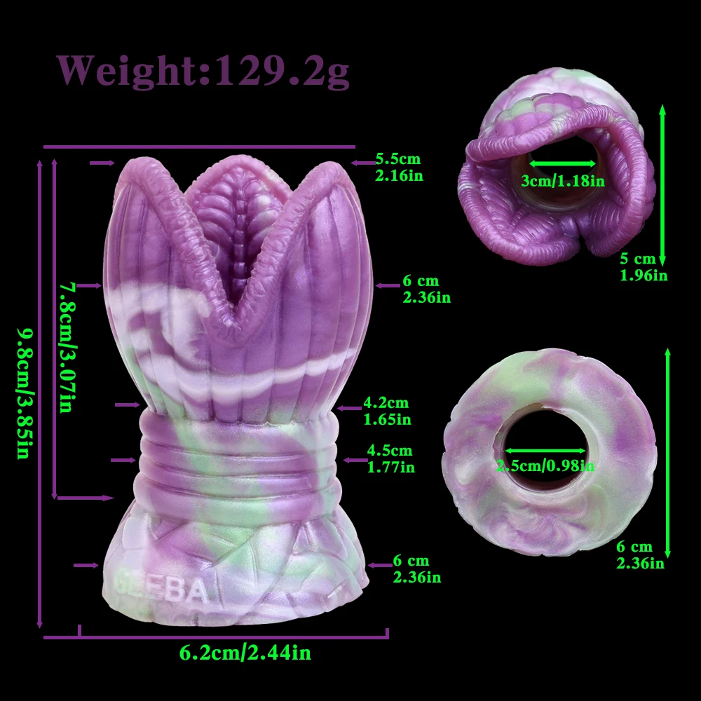 YOCY Soft Silicone Anal Dilators Fantasy Anal Plug Rectal Dilators Sex Toy For Women Men Anus Butt Expand_voghion.com
