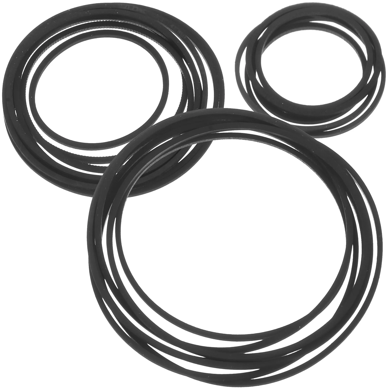 

40 Pcs Radio Tape Belt Cassette Player Belts Recorder and Rubber Bands Man
