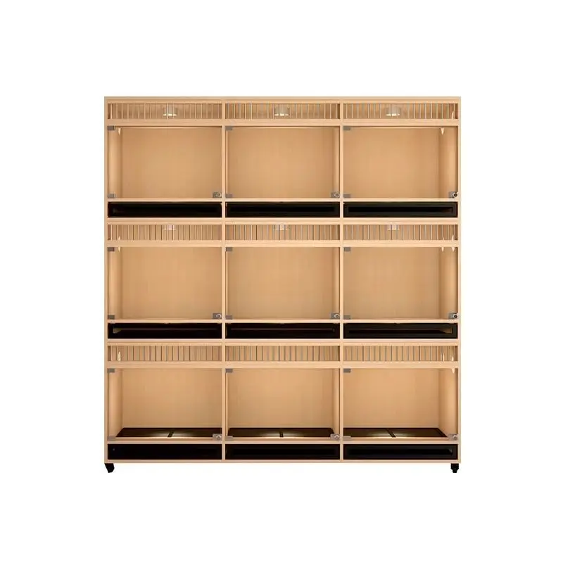 Pet store dog cage dog villa cat and integrated cabinet medium-sized small foster cabinet solid wood display