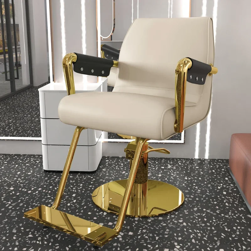 Sillas de Barbero Modernas Nórdicas Profesionales, Silla de Salón Ergonómica y Cómoda, Sillón de Barbero de Calidad, Muebles de Salón