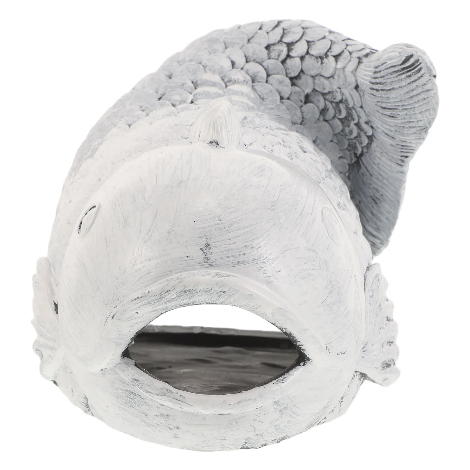 Decoration Garden Resin Ornament Landscape Outdoor Halloween Christmas Gutter Splash Block Decor Fish Gutter Downspout