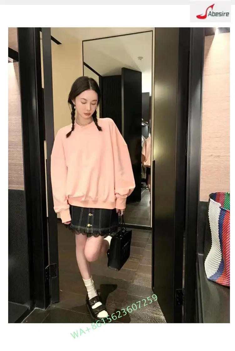 Summer New Women Sandals Vegan Leather Platform Hook-And-Loop Slingback Casual Sandals Open Toe Black Handmade 35-40