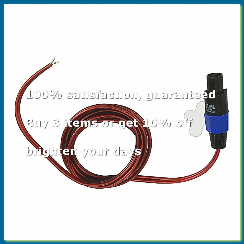 Speakon Speaker Cable Bare Wire Open End Cable, Speakon to Speaker Wire Audio Cord Amplifier Connection Cord for DJ/PAA09G