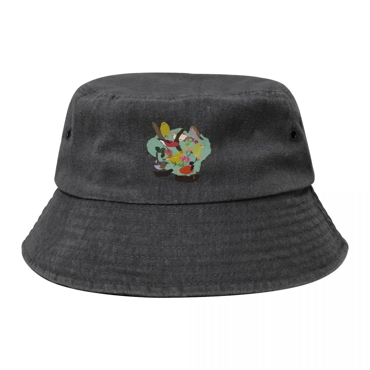 

Kauai Forest Birds Bucket Hat tactical cap Bobble Hat Christmas Hat Luxury Woman Men's