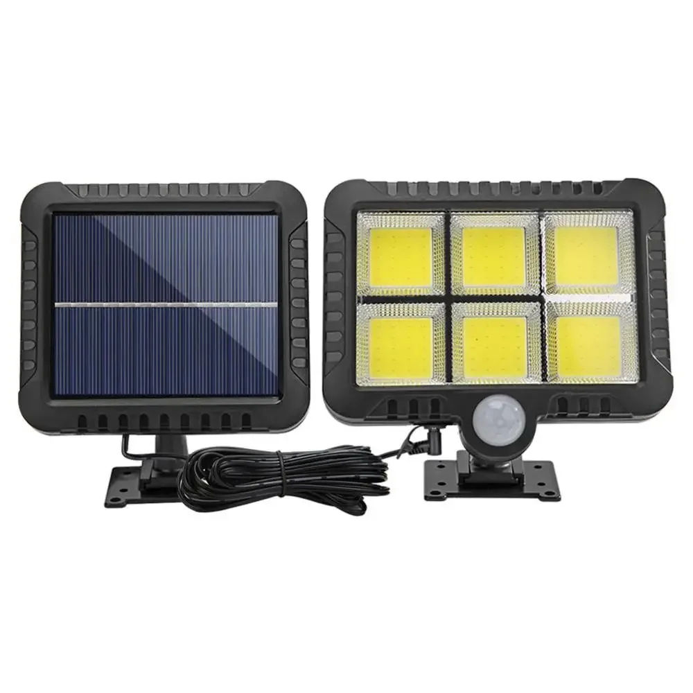 128 LED IP65 LED Solar Wall Light Outdoors Remote Control Motion Sensor Pathway Yard Street Solar Lamp Garden Decoration Lights
