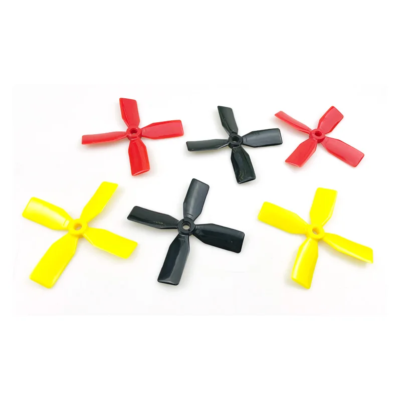 20pcs 3030 3inch 3X3X4 4 Blade Dynamic Balance Propeller CW CCW For QAV130 150 Small Traversing Machine Racing Drone (10 Pair )