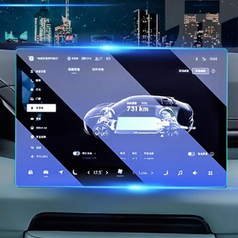 For ZEEKR 001 central control navigation screen display screen Easy to install Ultra clear 4K tempered film