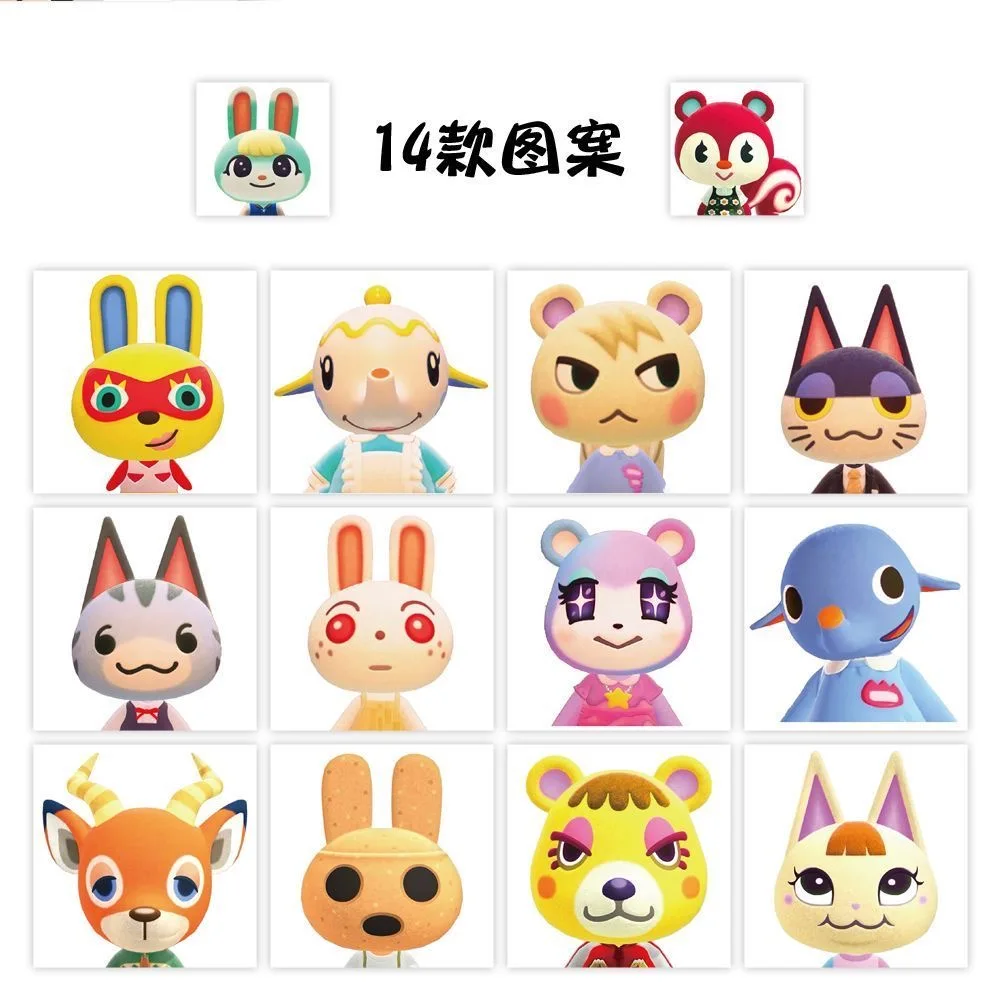500 Stück/Rolle Animal Crossing: New Horizons Aufkleber DIY Skateboard Laptop Gitarre Handy Auto Siegel Etiketten Dekoration – Detail 6