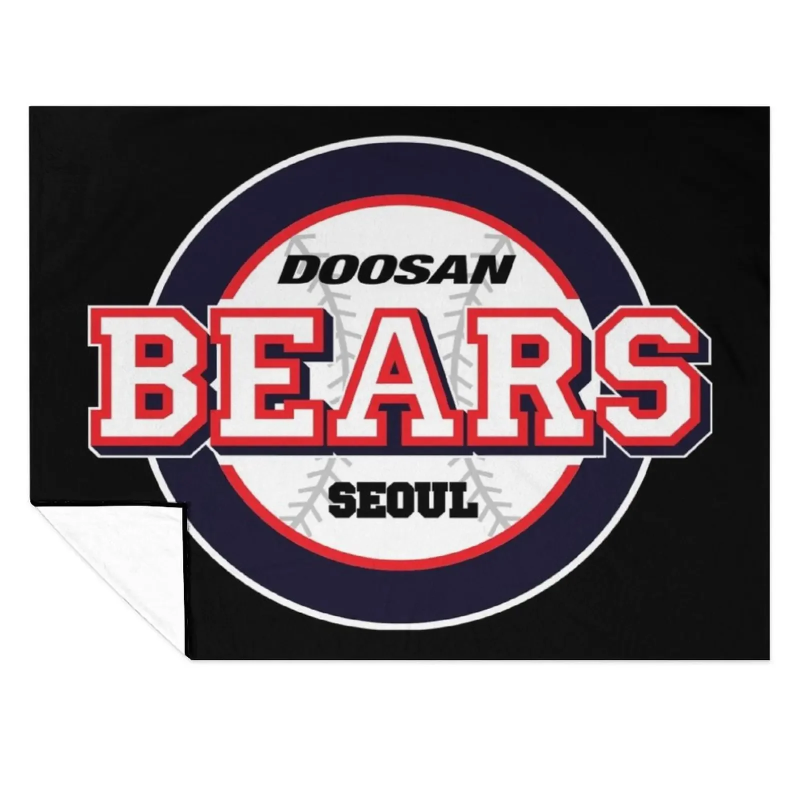 

DOOSAN BEARS Throw Blanket Tourist Soft Big Comforter Travel Blankets