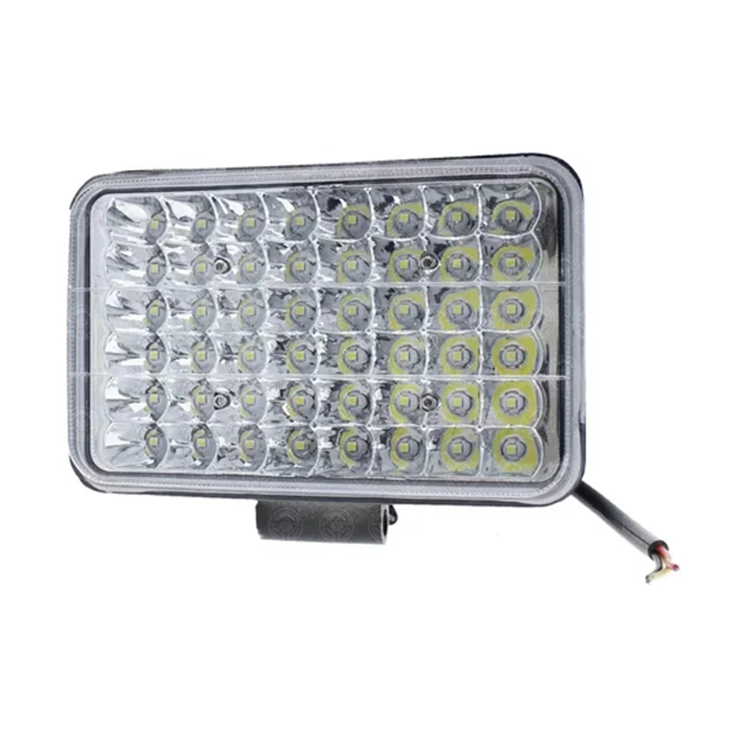 DPGKITS 2pcs Work lights 5 Inch 4X6 48 High Brightness LED For Car Motorcycle ATV RZR Jeep Freight Trucks Trailers Tractors