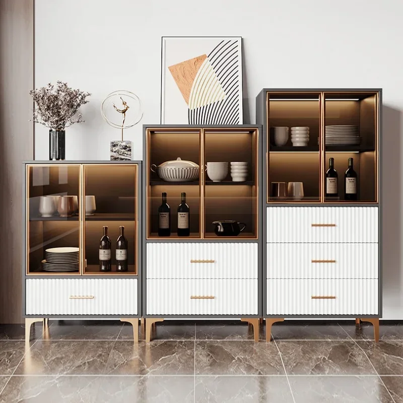 

Modern Living Room Simplicity Luxury High Wine Cabinets Kitchen Wall Liquor Botellero Vino Bar Wine Cabinets Furniture QF50JG