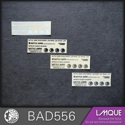 BAD556 Metal Sticker Brocade Under M4 SCAR LDT 416 AK74U Accessory Lehui