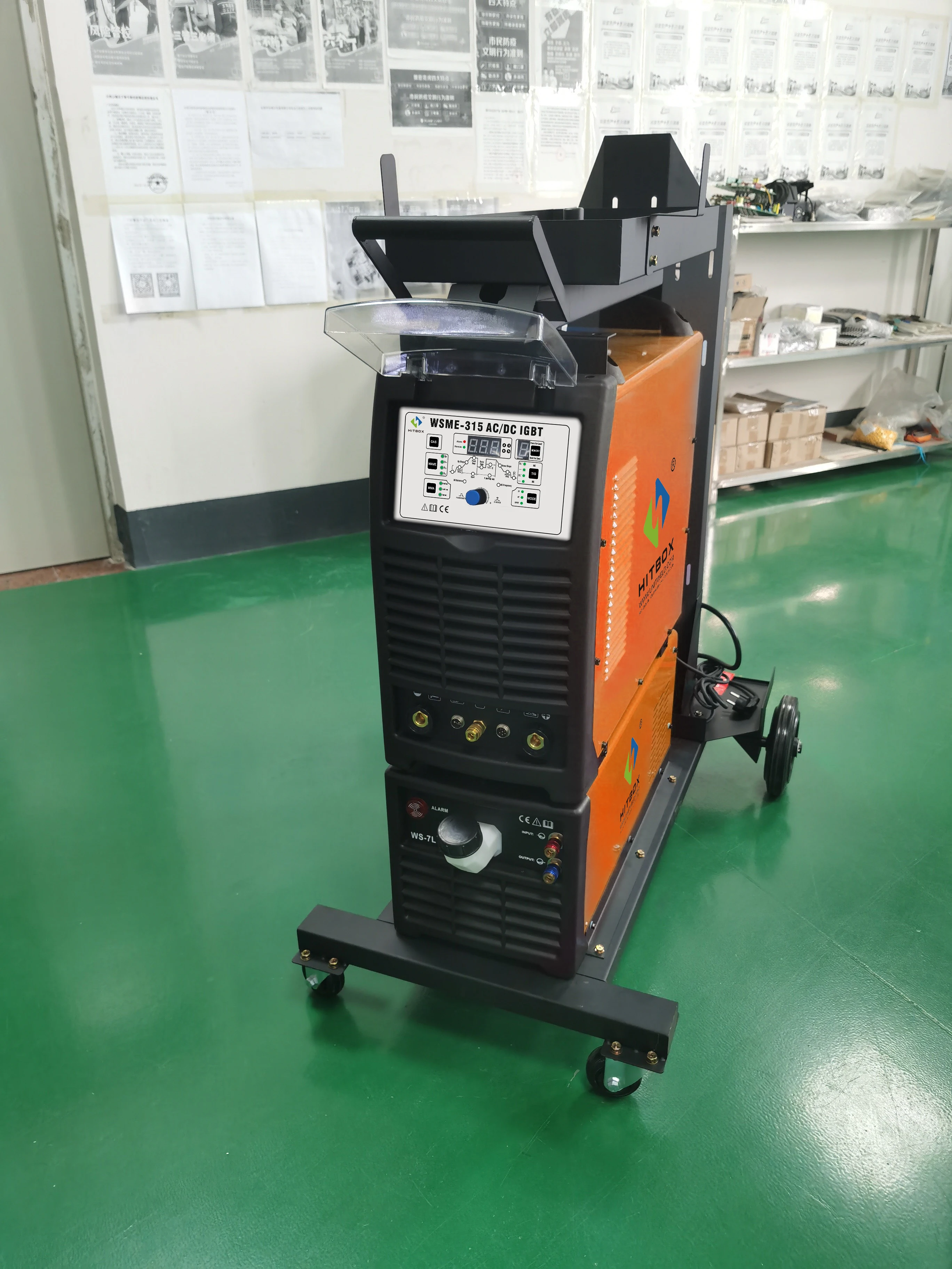 HITBOX ACDC 315p TIG Welding Machine Industry Machine Use 3phase 380V Water Cooler Aluminum TIG Welder Machine