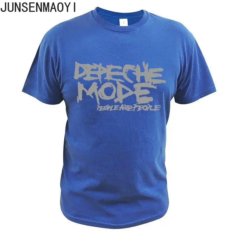 Depeche-Mode People Are People T-Shirt English Electronic Music Band Tee Casual Summer Cotton Top Clothes Plus Size Tees XS-3XL