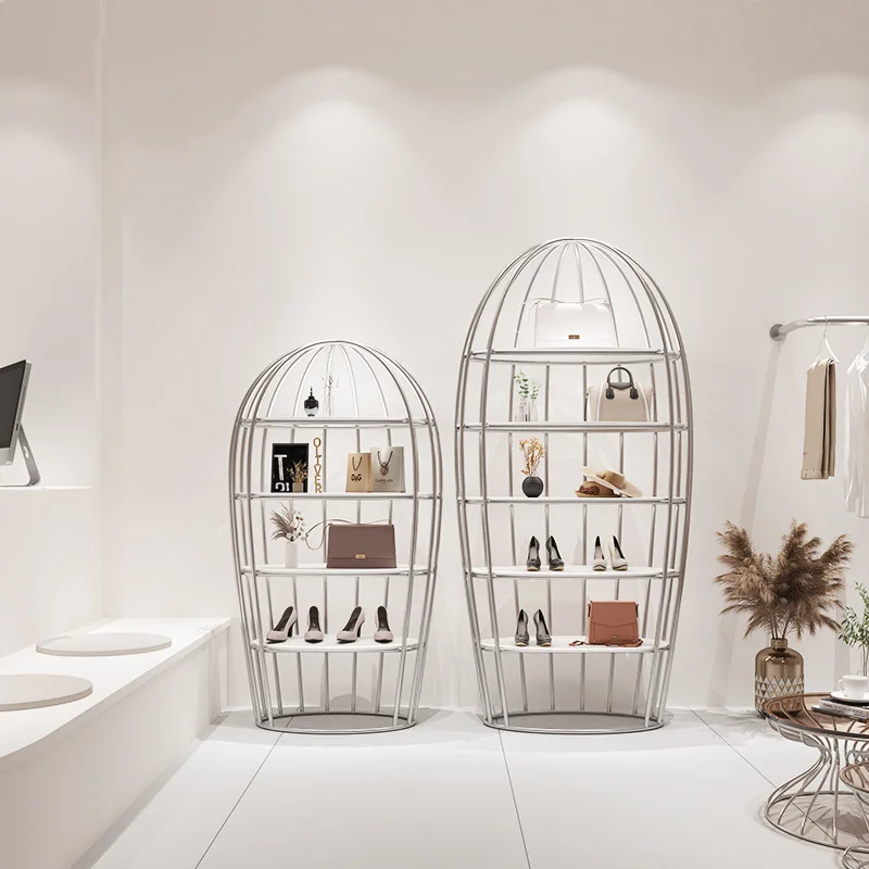 Product display cabinet, cosmetic skin care product shelf display rack