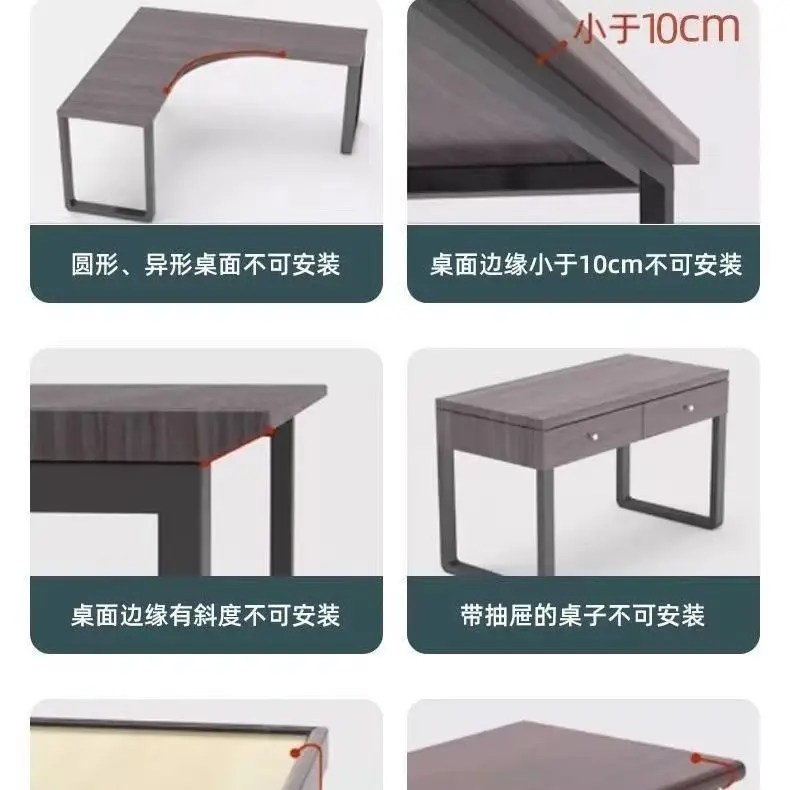 Office Multi-layer Desktop Shelf Desktop Student Computer Storage Hole Board Bookshelf