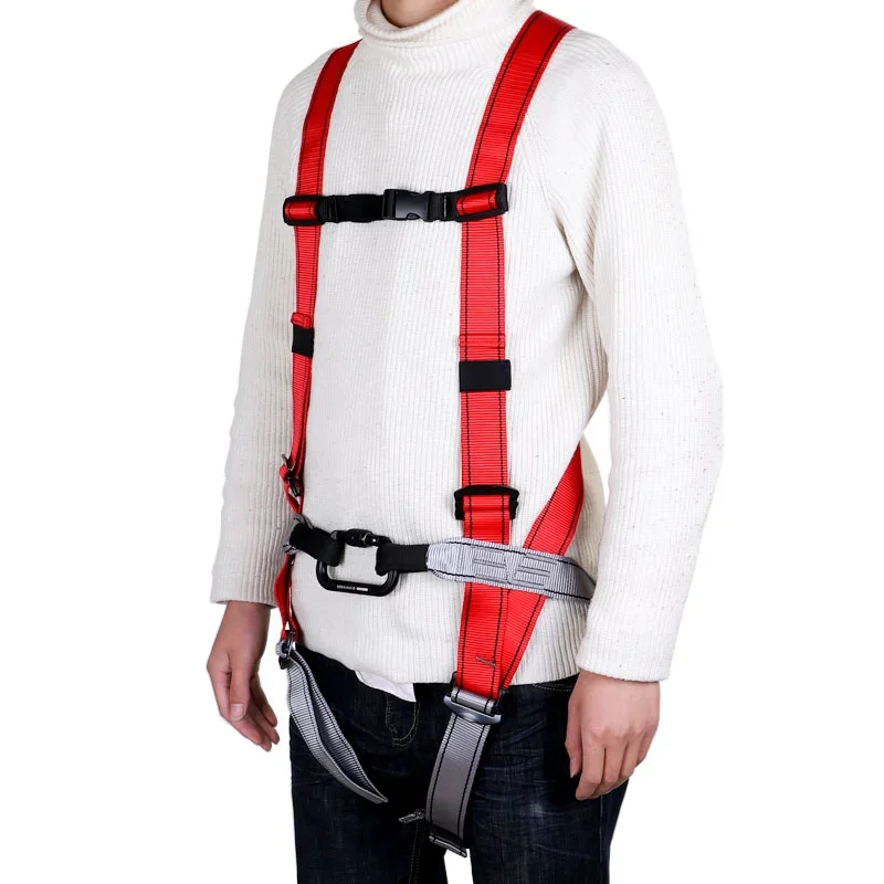 

2024 Outdoor Climbing Equipment Full Body Cave Safety Harness Harness Belt 50-100cm Protective Equipment Against Falling