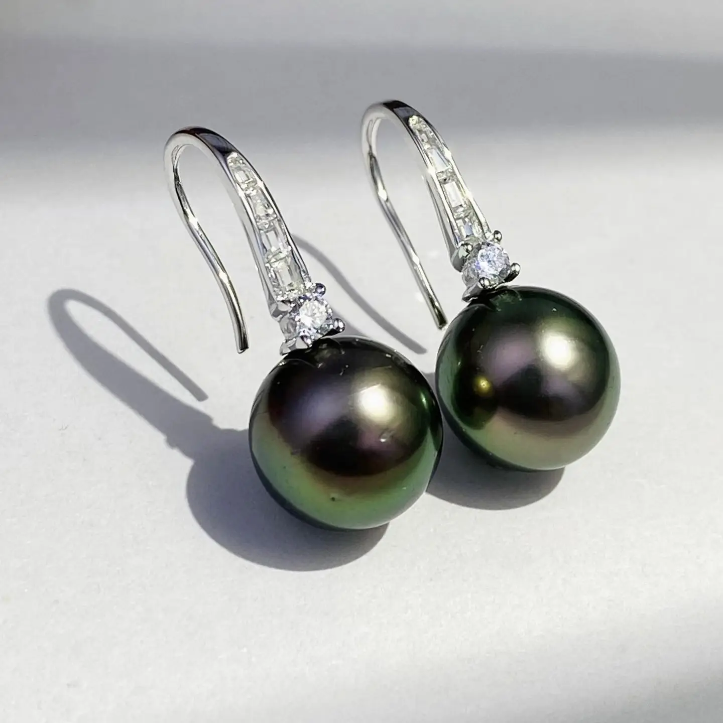 

Wholesale S925 Sterling Silver Earrings Mount Findings Settings Base Mounting Parts Accessory for 9-10mm Pearls 5 pairs/lot