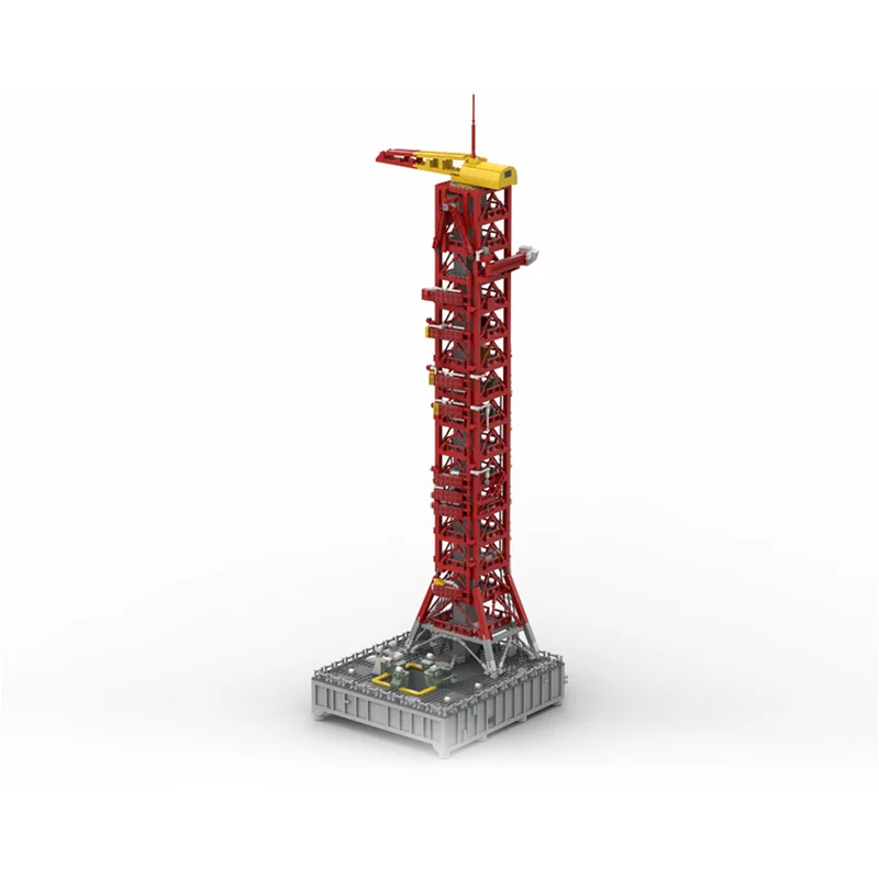 Saturn V Rocket Mobile Launcher Model MOC Building Bricks War Equipment Modular Technology Assemble Children Toys Gifts Holiday