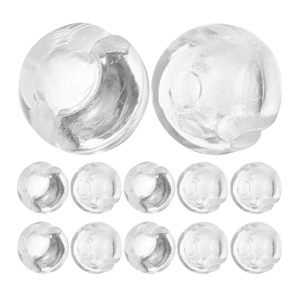 12Pcs Clear Beaded Chain Stopper Transparent Roller Blind Chain Stops Vertical Blind Accessories Repair Kit Blinds Repair Kit