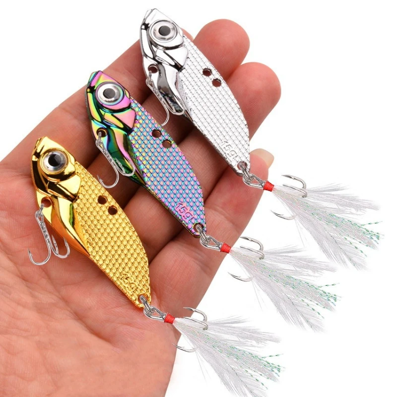 

New Hot Dragon Pattern Tooth Doudou Vib River Blade Ultra Long Cast Metal Sinking Vibrating Freshwater Bass Perch Fishing Tackle
