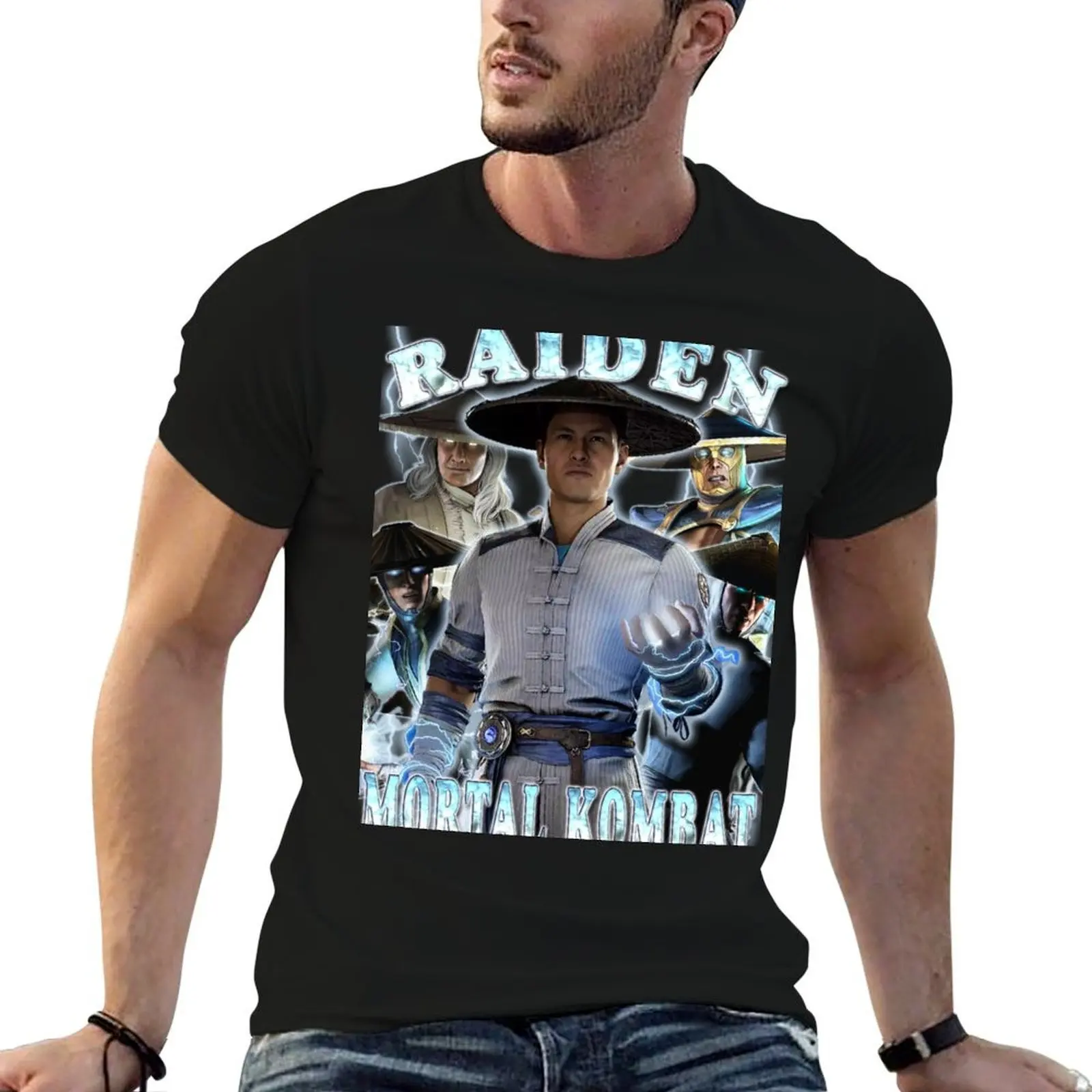

Mortal Kombat 1 - Raiden MK T-Shirt t shirt men 100% cotton luxury brand cotton tshirt 100% T-Shirt