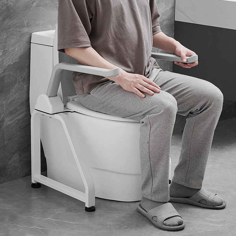 Punch-Free Toilet Non-Slip Handrail Bracket Elderly Toilet Safety Armrest up Aid Toilet