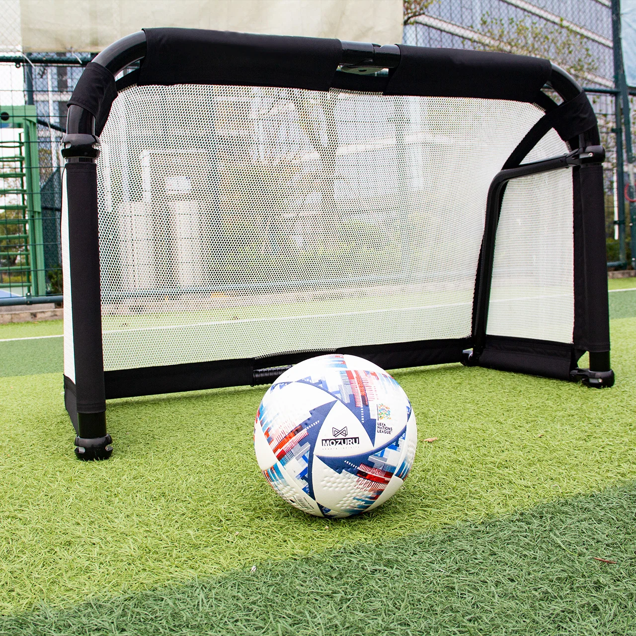 

Mini Folding Football and Soccer Ball Goal Post Net Set for Kids Sport Indoor Outdoor Home