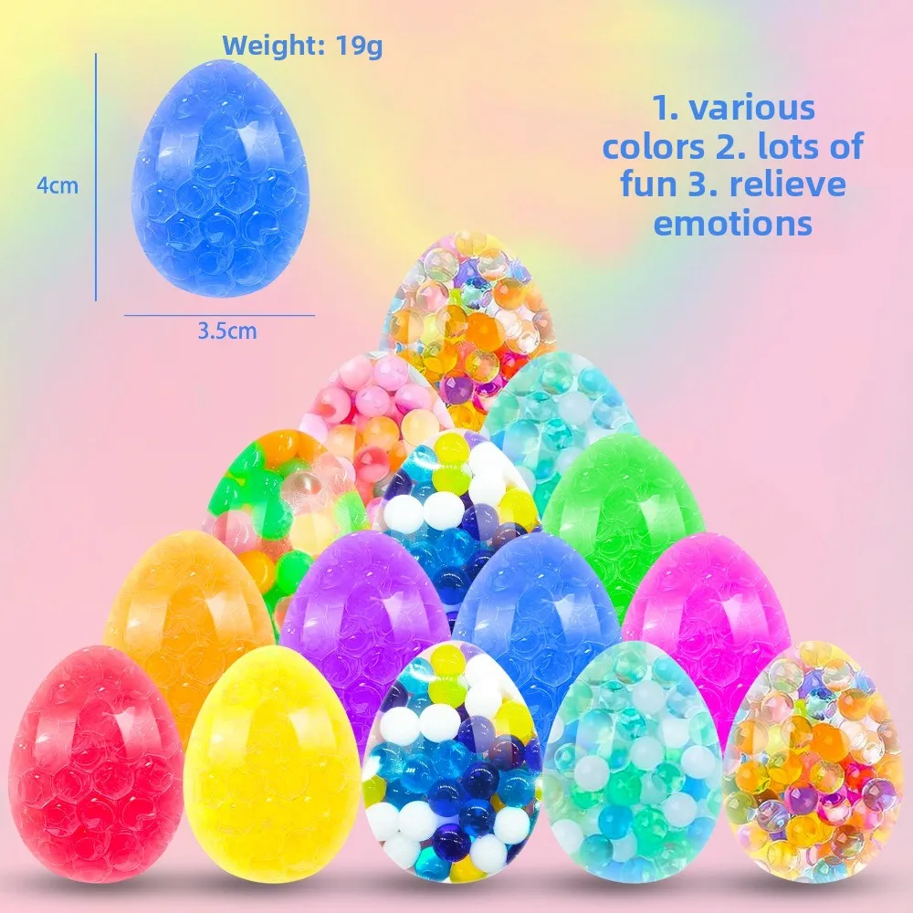 10-30Pcs 3.5x4cm Fun Crushable Easter Eggs， Easter Party Carnival Birthday Wedding School Gift Memorial Gift Bag Basket Filler