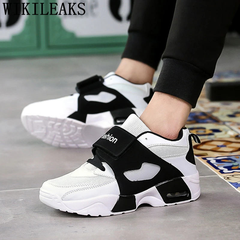 Breathable Shoes Men Summer Hip Hop Shoes Men Sneakers Luxury Brand Casual Shoes Men Fashion White Sneakers Chaussure Homme Buty