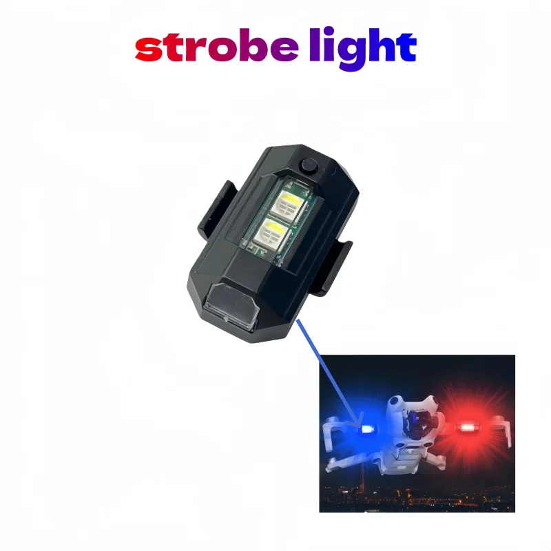 Unmanned aerial vehicle waterproof explosion flashing night light aircraft model fixed wing universal DJI Hobson flying rice arm