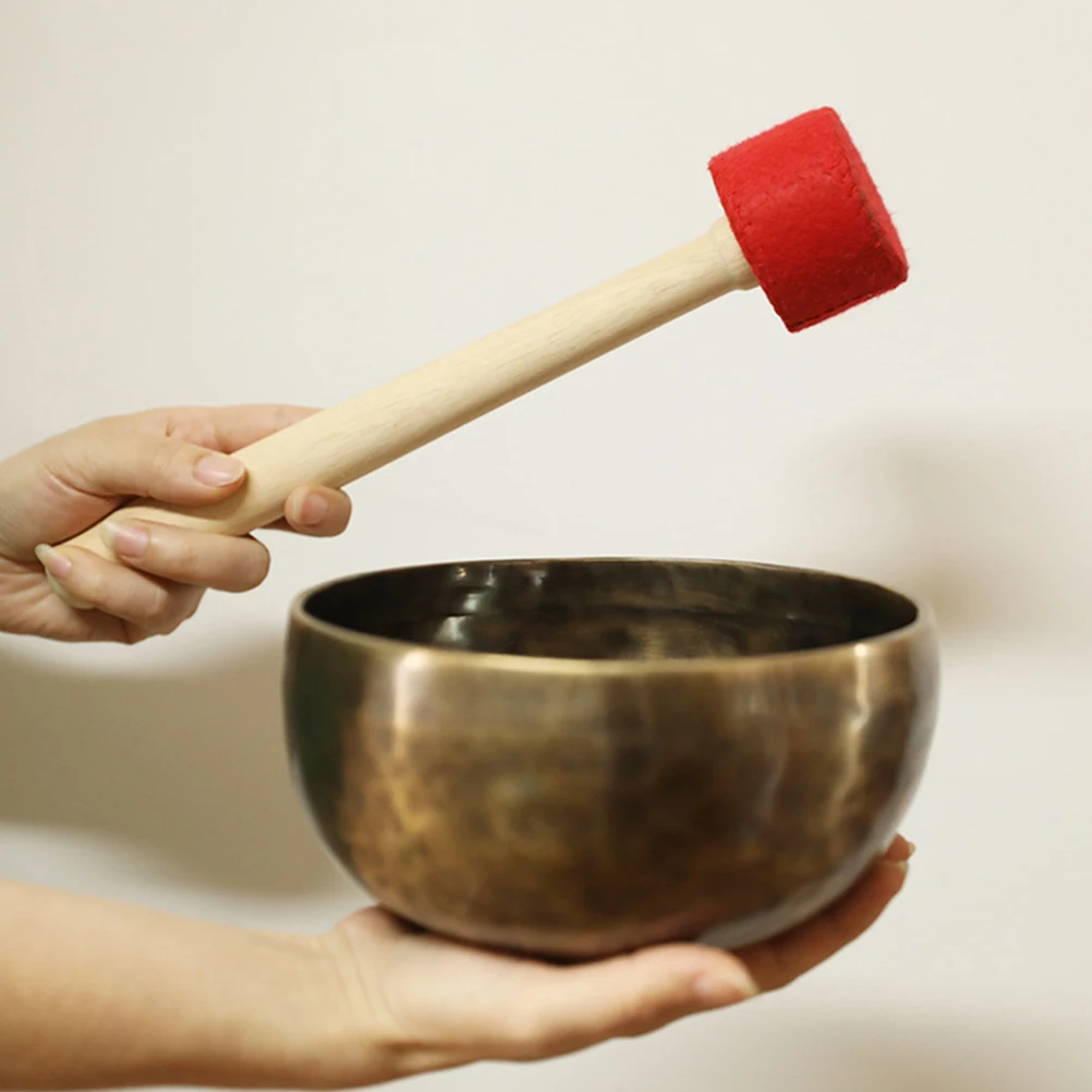 

Bowl Hammer Mallet Striker Singing Xylophone Mallets Silica Gel Turn Stick Sound