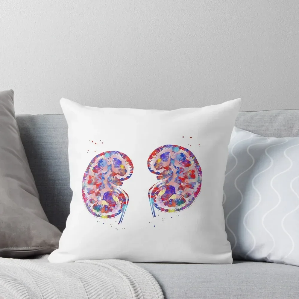 

The kidneys anatomy, kidneys art, anatomy, watercolor kidneys Throw Pillow Christmas Covers Christmas Pillowcase pillow