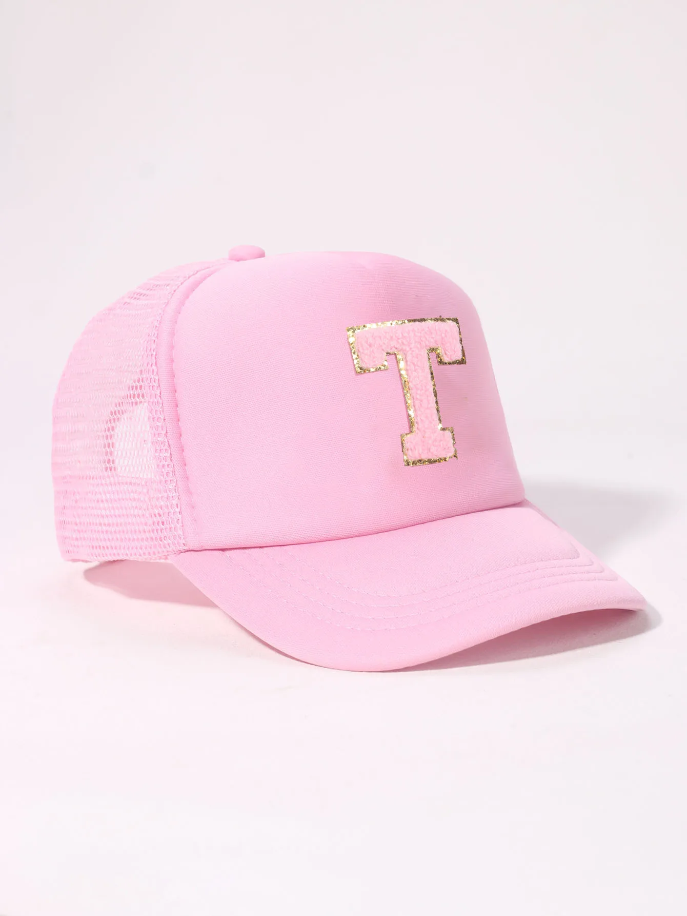 3-12Y A Trucker Hat Featuring 26 Letters, Stylish And Versatile, Perfect for Casual Wear, And an Excellent Match for Girls image 3