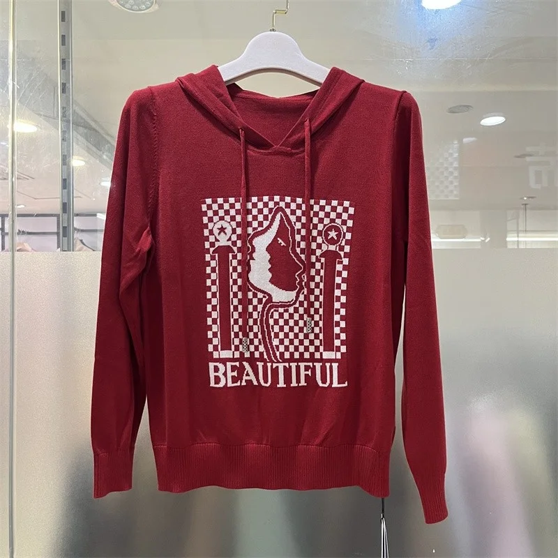 เสื้อสเวตเตอร์ไหมไลโอเซลถักทรงยาวสำหรับผู้หญิง สไตล์ลำลอง ใส่ทำงานได้ ทรงปกติ หลายสี