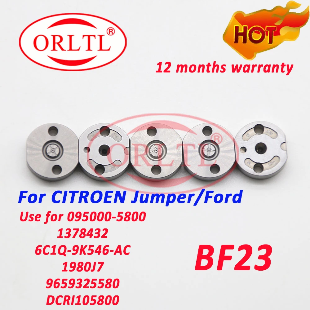 ORLTL New Valve Seal BF23(SFP6) XF24 Valve Orifice Plate For CITR OEN 095000-5800 095000-5801 (1378432 6C1Q-9K546-AC 1980J7)