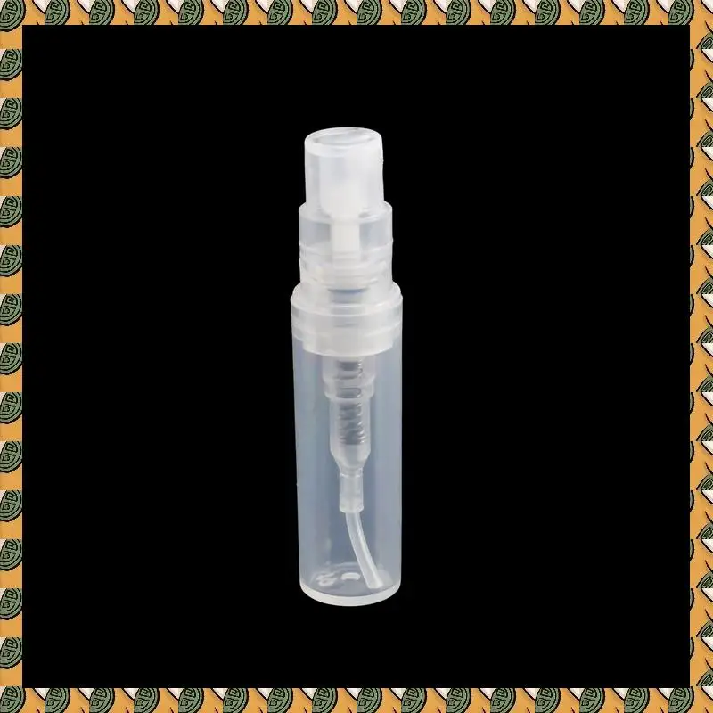 

A77I Mini Transparent 2 ML Spray Plastic Bottle Spray Perfume Empty Sample Bottle Suitable For Travel Party 360Pcs
