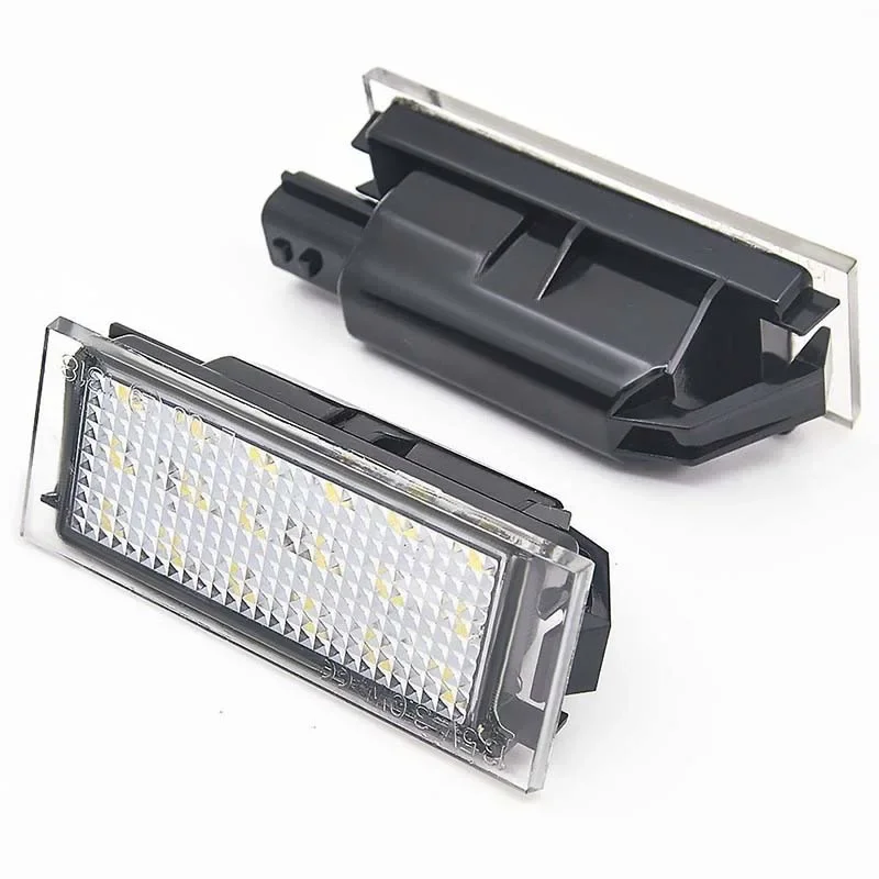 

2pcs Canbus Car LED License Plate Light Number Plate Lamp For Renault Megane 3 Clio Laguna 2 Megane 3 Twingo Master Vel Satis