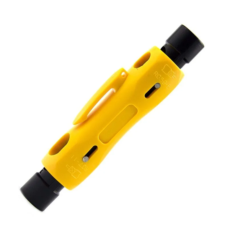 Wysokiej jakości kabel koncentryczny próbnik Cutter Stripper ręczne szczypce do ściągania izolacji narzędzie do RG59 RG11 RG7 RG6 elektryk Repair Tool