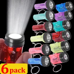 Mini LED-zaklamp Draagbare sleutelhanger Ultraheldere langeafstandszaklamp Batterij Outdoor Wandelen Noodzaklamp Sleutelringen