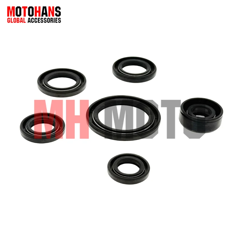 ÖLDICHTUNGSSET 6 TEILE/SATZ FÜR C50 C90 C100 C110 ATV110 WAVE110S 30*42*4,5 18,9*30*5 17*29*5 13,7*24*5 11,6*24*10 12*21*4