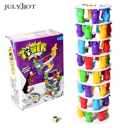 Jeu d'équilibre de Collammar PenEcolTower pour enfants, jouets de jeu de société amusants pour la famille, jouets de tour PenEcolCrash pour enfants, cadeau de fête