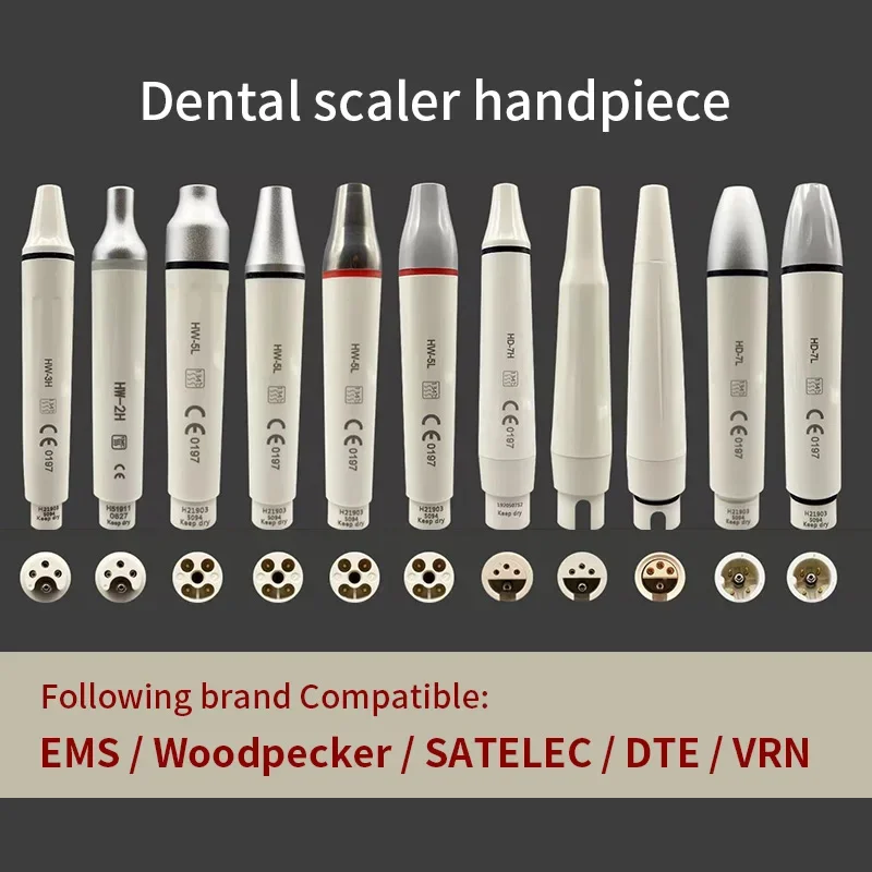 den tal Ultrasonic Scaler Handpiece with LED Woodpecker HW-5L Whitening Ultrasound Scaling Cleaning Tools