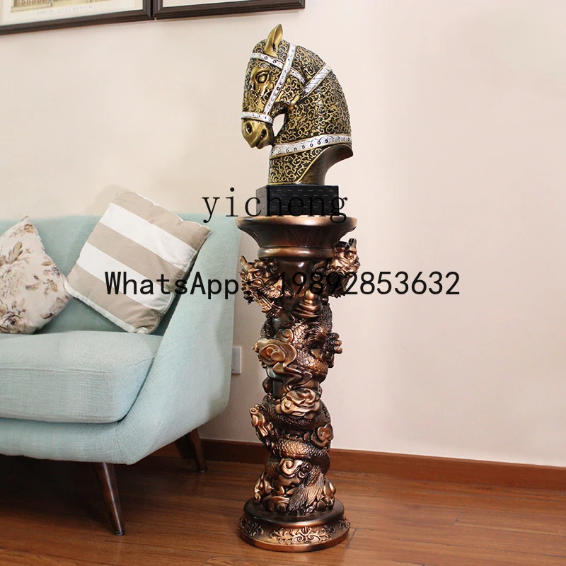 

XL Large Floor Ornaments Roman Column Hallway Hotel Club Decoration Living Room Decoration