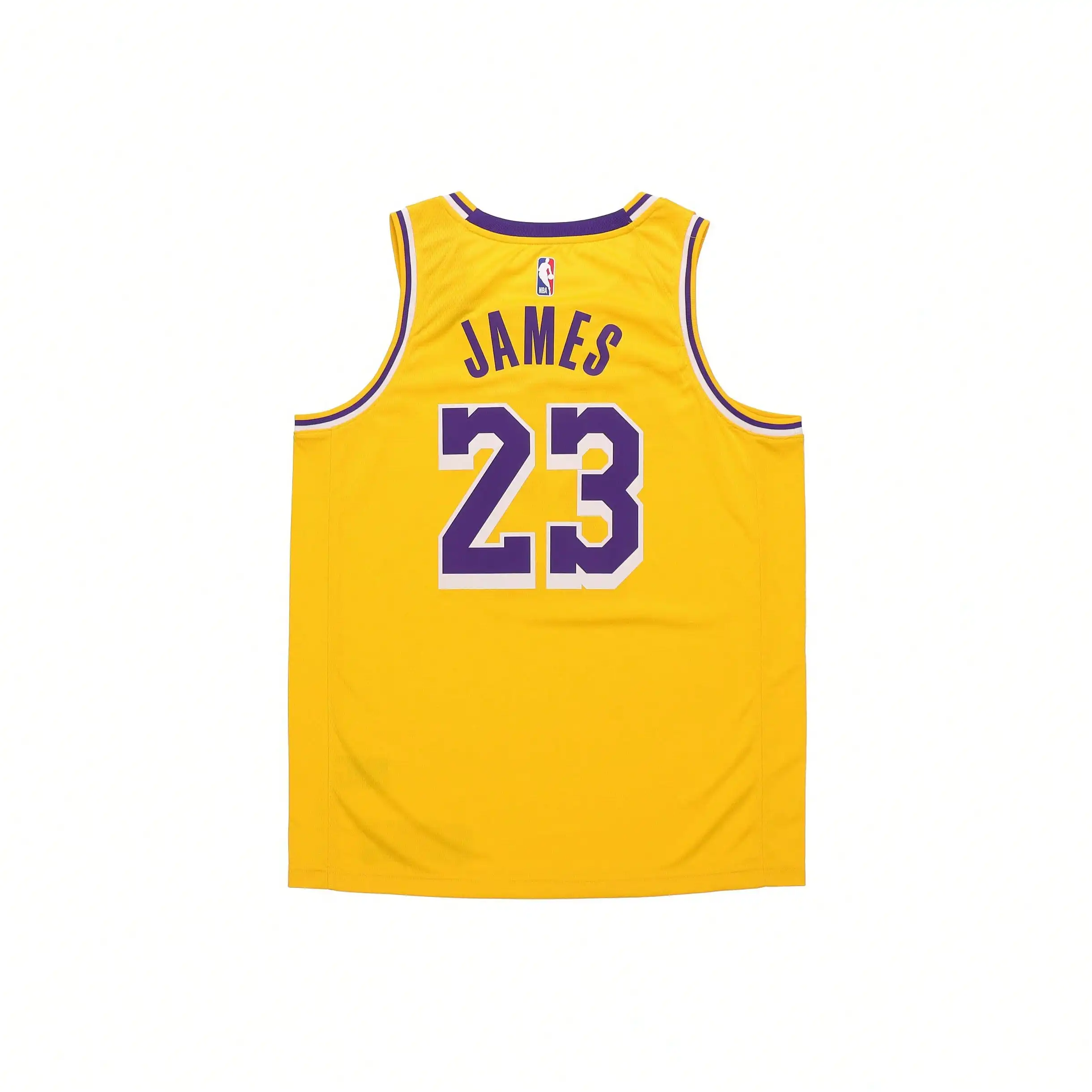 Nike  Basketball Jersey  James 23 Men's Yellow CW3669-734